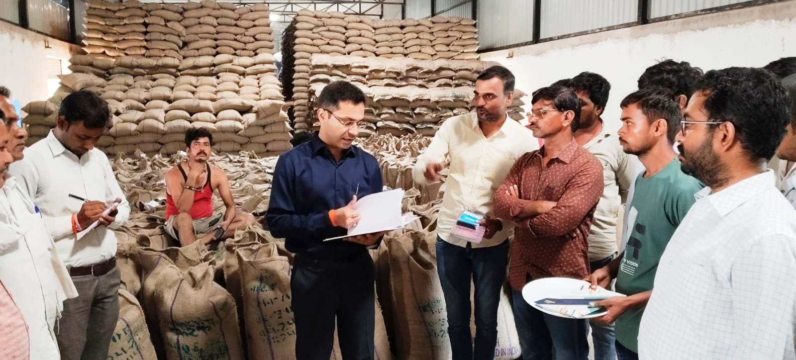 Harda News: Collector inspected the moong procurement centers