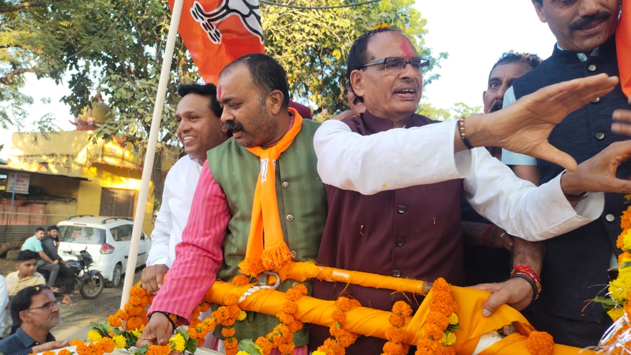 Uncle Shivraj reached Khategaon for the first time after becoming the Union Agriculture Minister