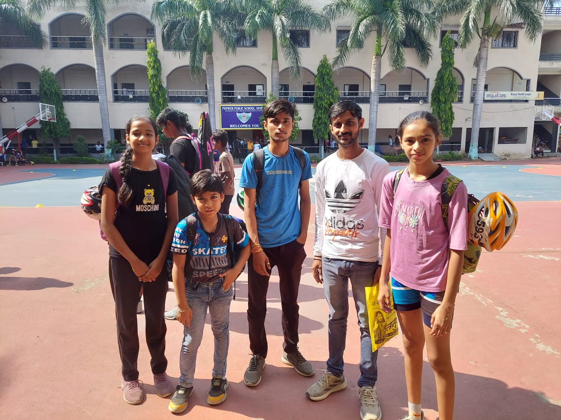 Khategaon News: Children of Khategaon skating were winners in division level competition