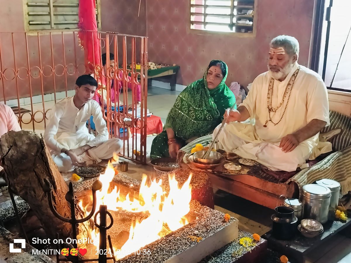 Khategaon News: Shatchandi Maharudra Yagna will be completed on 11th, Bhandara will be organized, Kanya Poojan and Kanya Bhojan will be held on Ashtami