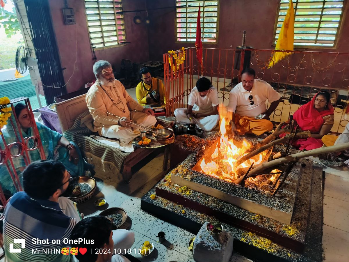 Khategaon News: Shatachandi Maha Rudra Yajna will be completed on Ashtami in the 101-year-old Akhand Yajna method