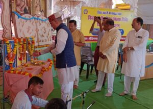 Khategaon News: Leadership development camp started on the holy banks of Maa Reva