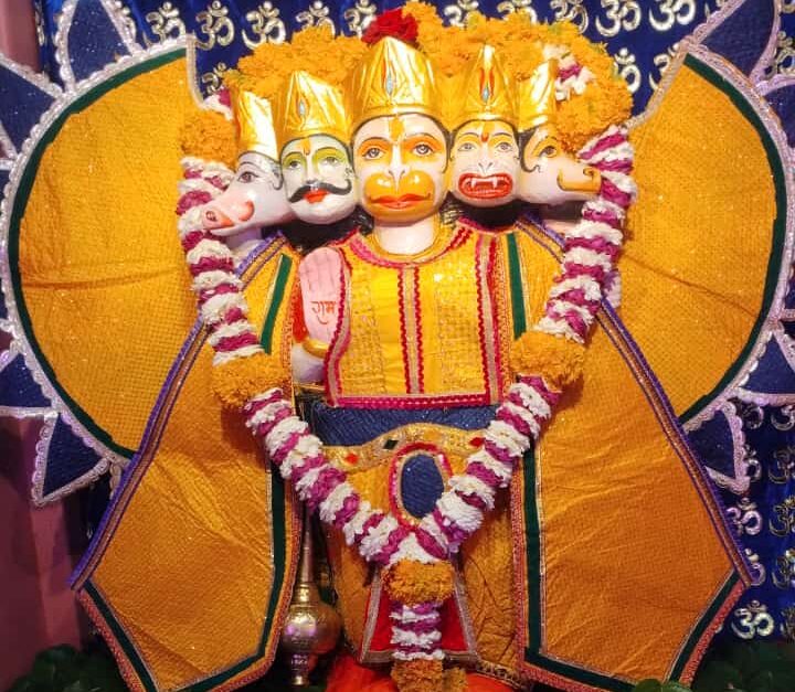 Khategaon News: Bhandara Nagar Bhoj will be held at Shri Manokamna Siddh Panchmukhi Hanuman Dham