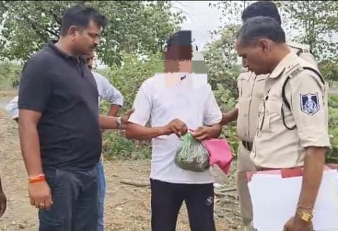 Khategaon Ki News: Harangaon police station arrested the accused of buying and selling ganja along with ganja as part of the campaign to crack down on illegal drugs