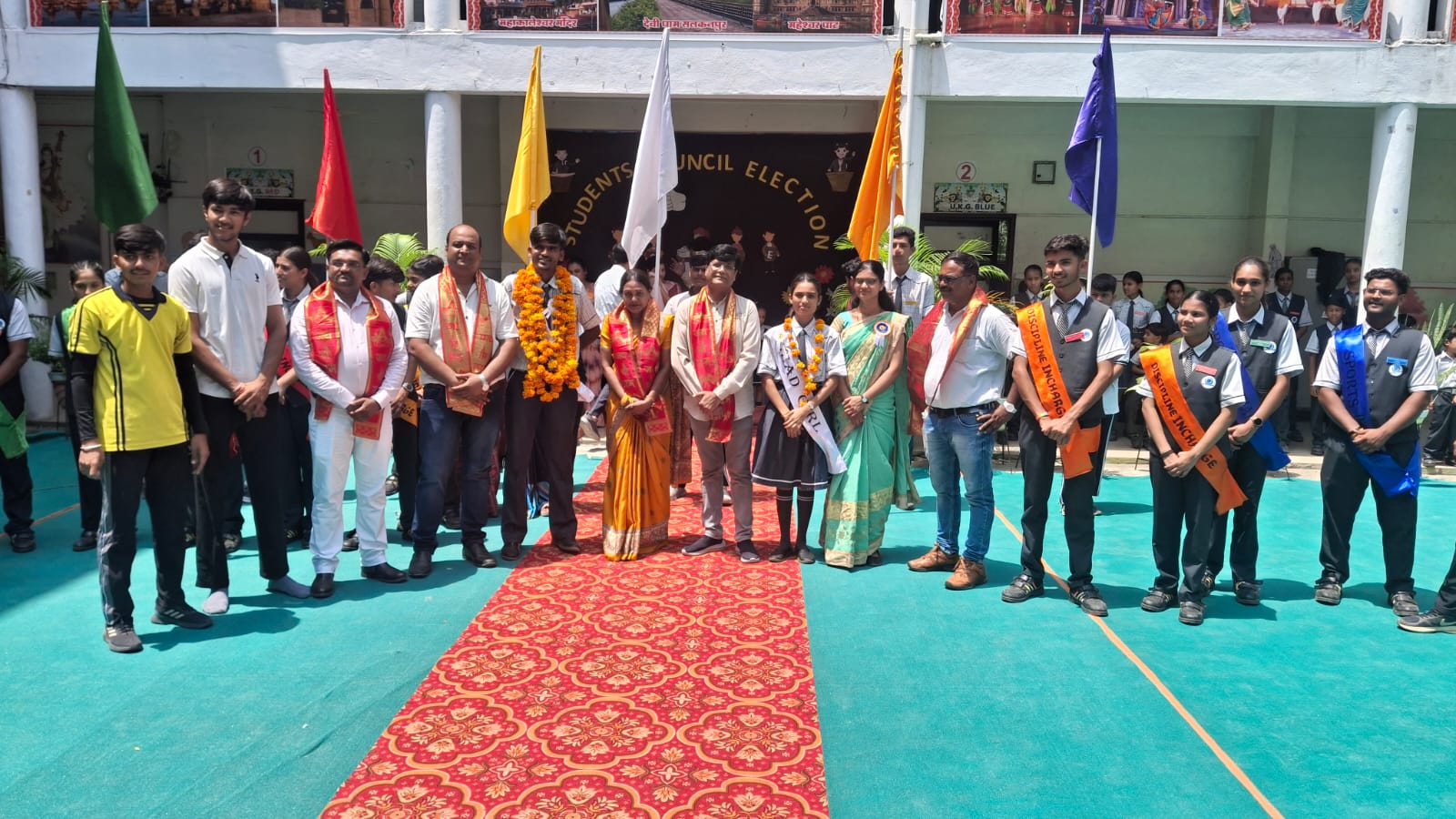 Khategaon News: Emerald Public School conducted student union elections